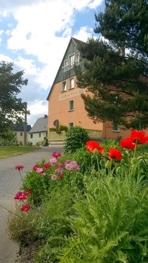 Ferienappartements Elbaussicht - Krippen Бад-Шандау Екстер'єр фото